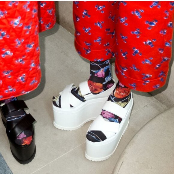 KENZO La Collection Memento No1 Floral-Print Button-front Trousers - Picture 6 of 15